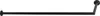 A black metal corner clothing rack mounted on a white background. Produktbild-Vorschau