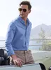H.I.S. Langarmhemd regular-fit blau Größe S Produktbild-Vorschau 5