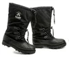 A pair of black winter boots on a white background. Produktbild-Vorschau