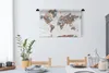 MuchoWow® Wandteppich Wandbehang Weltkarte - Dekoration - Produktbild-Vorschau 3