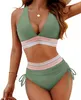 Bikini Set für Damen Highwaist-Bikini-Hose Bauch Kontrolle Produktbild-Vorschau 5