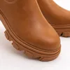 Kamel Stiefel mit flachem Absatz für Damen Esta - Schuhe, Produktbild-Vorschau 5