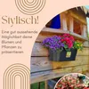 4er Set Wand Blumentopf im Set Wandblumentopf Wandtopf Produktbild-Vorschau 3