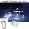LED Lichterkette Batterie 10 20 30 50 100 kaltweiß Produktbild-Vorschau 2