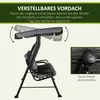 Outsunny Hollywoodschaukel 3-Sitzer Gartenschaukel Produktbild-Vorschau 4