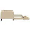 vidaXL Lit de jour extensible avec tiroirs Crème 90x200 cm Voir les images du produit 4