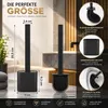 4x WC Bürste Garnitur Silikon Toilettenbürste Schwarz Produktbild-Vorschau 4