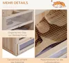 PawHut Hamsterkäfig aus Holz für Zwerghamster Nagerkäfig Produktbild-Vorschau 6