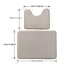 2-teiliges Badematten-Set 50 × 70 cm Memory Foam Soft Produktbild-Vorschau 4