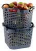 GreenLife Uni-Korb 25 kg 10 Stück grau drehstapelbar Produktbild-Vorschau 6