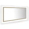 vidaXL LED koupelnové zrcadlo Sonoma Oak 100x8,5x37 cm Náhled obrázku produktu 1