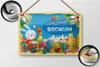 Blechschild Ostern Ostergrüße 18x12cm BECKUM Geschenk Deko Produktbild-Vorschau 2