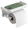 Toilettenpapierhalter Mit Ablage 1 Stück, Selbstklebend Und Produktbild-Vorschau 1