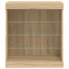 Příborník s LED světly Sonoma dub 60,5x37x67 cm Náhled obrázku produktu 6
