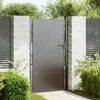 vidaXL Portail de jardin noir 110 x 180 cm Acier Voir les images du produit 2