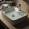 Aufsatzwaschbecken Rechteckig Keramik 47 cm Weiß Produktbild-Vorschau 6