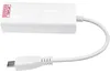 Weiß micro USB to LAN Adapter Ethernet Kabel Patchkabel DSL Produktbild-Vorschau 9