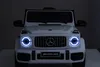 Mercedes G63 AMG Cabrio Kinder-Elektroauto 12V Weiß Produktbild-Vorschau 4