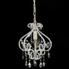 The Living Store Lampa sufitowa z perełkami biała okrągła Podgląd zdjęcia produktu 4