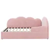 Merax Polsterbett Schlafsofa 90x200 cm L-Form mit Produktbild-Vorschau 9