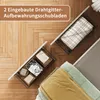 INONEFT Polsterbett 140x200cm mit LED und USB, Schlafsofa Produktbild-Vorschau 6