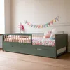 Ausziehbares Kinderbett 190x90cm grün ADAM Produktbild-Vorschau 2