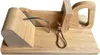 A wooden slicer with a metal blade on a white background. Náhled obrázku produktu