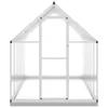 The Living Store Gewächshaus mit Fundamentrahmen Silber Produktbild-Vorschau 4