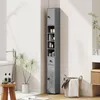 kleankin Badezimmerschrank schmal, Hochschrank mit Produktbild-Vorschau 2