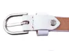Prato Gürtel G02 ovale Schnalle S weiss 85 cm Produktbild-Vorschau 3