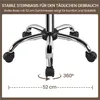 Yaheetech Drehhocker Rollhocker mit abnehmbaren Produktbild-Vorschau 7
