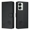 Leder Hülle für OnePlus Nord 2T Süße Katze Flip Case Produktbild-Vorschau 2