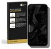 A product box with installation instructions for a screen protector and a smartphone with the screen protector applied. Produktbild-Vorschau