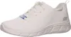 A white Skechers Bobs Sport shoe is shown from the side against a white background. Voir les images du produit