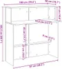 Recepční stůl černý 100x50x103,5 cm kompozitní dřevo Náhled obrázku produktu 11