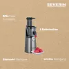 Severin Slow Juicer ES 3571 Entsafter aus Edelstahl, 150W, Produktbild-Vorschau 4