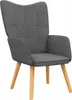 vidaXL Fotel Relax ciemnoszary materiał Podgląd zdjęcia produktu 7