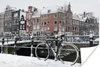 MuchoWow® Poster Amsterdam - Fahrrad - Winter 60x40 cm - Produktbild-Vorschau 2
