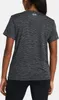 Under Armour Tech Textured Kurzarm-t-shirt Grau L Frau Grau Produktbild-Vorschau 8