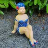 Statua da giardino sirena seduta, altezza 20 cm Anteprima dell’immagine prodotto 1