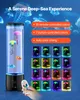 A product image showcasing a jellyfish lamp with various color options and a remote control. Anteprima dell’immagine prodotto