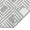 vidaXL Tappeto per esterni ARAKIL Grigio 190x290 cm PP Anteprima dell’immagine prodotto 4