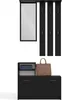 CDF Garderobe | Farbe: Schwarz | Großer Spiegel | Produktbild-Vorschau 4