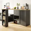 A modern kitchen or dining area with a bar table and storage unit. Anteprima dell’immagine prodotto