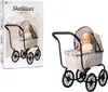 Klassischer Puppenwagen Pastellfarben, tiefe Liegewanne, Produktbild-Vorschau 6