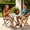BRUBAKER Gartentisch Lugano - 58 x 58 cm Balkontisch Produktbild-Vorschau 6