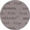A close-up view of a circular sanding disc with text and logos printed on it. Náhľad obrázku produktu