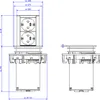 BACHMANN ELEVATOR 2x Schutzkontakt, silberfarben Produktbild-Vorschau 2