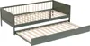 Ausziehbares Kinderbett 190x90cm grün ADAM Produktbild-Vorschau 1