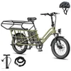 Longtail E-Bike Familie mit Klapplenker & Vollfederung – Produktbild-Vorschau 1
